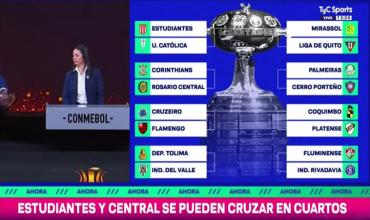 Copa Libertadores, Se sortearon los octavos: Central vs. Corinthians y el cuadro para los argentinos
