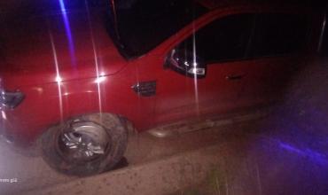 Investigan un siniestro vial en la Cuesta de Miranda tras hallar una camioneta abandonada