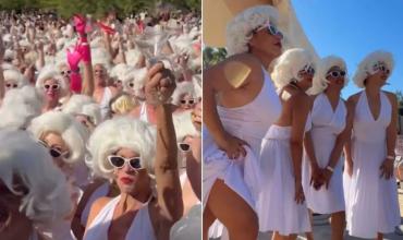 Homenaje a Marilyn Monroe junta a más de mil personas vestidas de blanco y marca récord Guinness