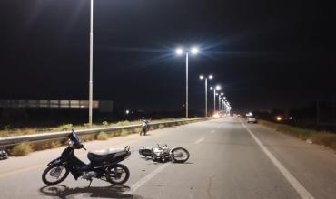 Dos motocicletas protagonizaron un siniestro vial con heridos en Ruta 38