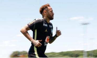 Ilusión en Brasil: Neymar volvió a entrenarse con pelota