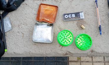Demoraron a tres menores por presunto consumo de sustancias en la vía pública