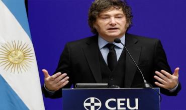 Milei: : “Si yo fuera peronista habría calles con mi nombre”, la chicana del Presidente a la oposición en su visita a España