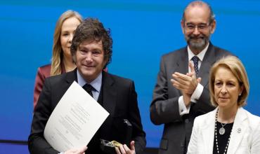 En Madrid, Javier Milei volvió a cargar contra Pedro Sánchez