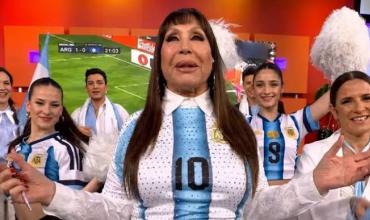 Moria Casán reveló su llamativa cábala para ver los partidos de la Selección: “No me banco el sufrimiento”