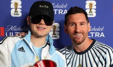 Bizarrap le entregó el premio MVP a Messi tras la histórica remontada ante Egipto: "Te amo para siempre"