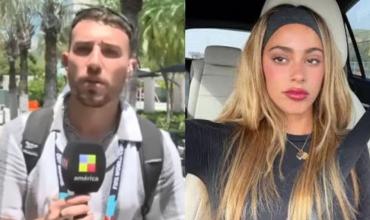 El violento episodio de Martín Salwe cuando quiso entrevistar a Tini Stoessel en el partido de Argentina vs Suiza