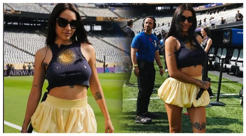 La confesión de María Becerra sobre la Selección por estar en la final del Mundial para cantar el Himno: "Los chicos 