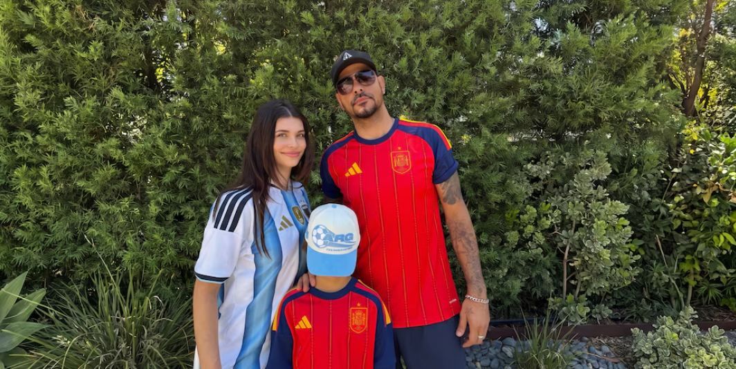 Un Mundial con dos pasiones: Eva De Dominici mostró cómo su hijo vivió la final alentando a Argentina y España