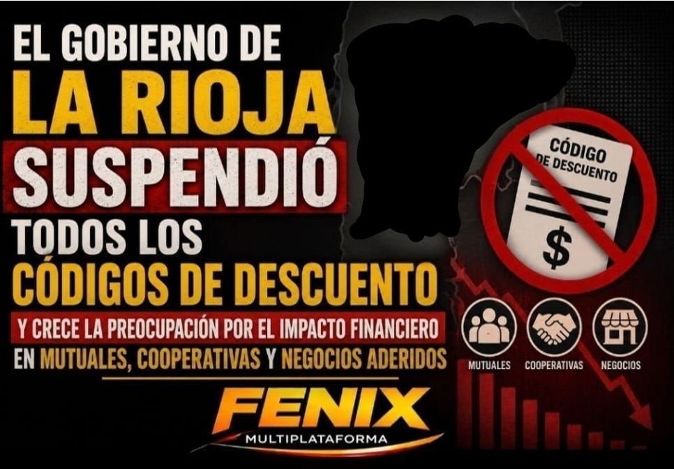 El Gobierno de La Rioja suspendió todos los códigos de descuento y crece la preocupación por el impacto financiero