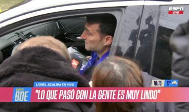 Scaloni, sobre la polémica por la bandera de las Islas Malvinas: “No nos dijeron nada”