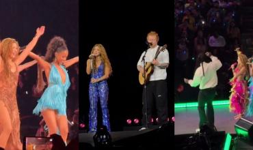 Shakira brilló en Nueva York con invitados especiales: Tyla, Ed Sheeran y Burna Boy