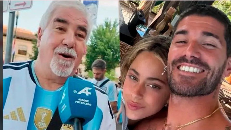 El papá de Rodrigo de Paul reveló qué piensa de Tini Stoessel y del casamiento con su hijo