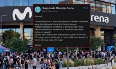 Escándalo por Rosalía: denuncian que Movistar Arena no devuelve las entradas y crecen los reclamos