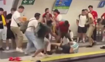 Madrid: hinchas españoles golpearon a un joven argentino en el subte durante los festejos del Mundial