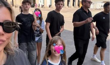 El reencuentro de Wanda Nara con Maxi López y sus hijos en Milán: día de trámites y convivencia con Martín Migueles
