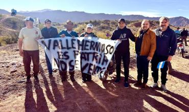 Emilio Rodríguez encabezó un acto en Valle Hermoso para reafirmar la defensa de las tierras ancestrales