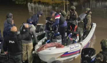 Cayó una banda que transportaba cocaína en embarcaciones: cinco detenidos y casi 500 kilos de droga incautada