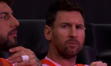 Messi entró desde el banco y volvió a jugar tras el fallecimiento de su padre
