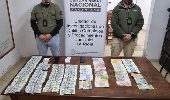 La Rioja: Gendarmería secuestró cocaína, dinero y detuvo a seis personas 