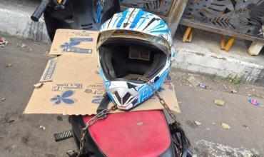 Encontraron una motocicleta con las llaves colocadas durante un recorrido preventivo