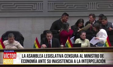Bolivia: la Asamblea Legislativa censura al ministro de Economía