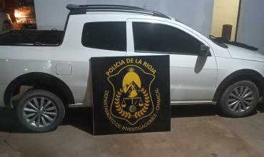 Chamical: secuestraron una camioneta que tenía pedido de secuestro por una causa de estafa