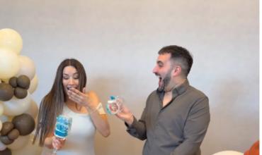 Estefi Berardi y Félix Orsatti revelaron el género de su bebé en una íntima celebración con amigos