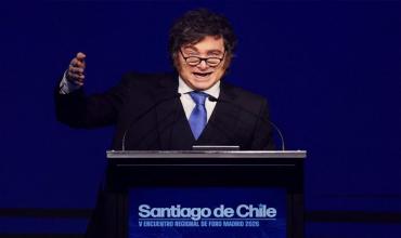 En Chile, Javier Milei habló sobre su salud: "Inventaron que estaba infartado"