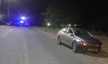 Una joven resultó herida tras chocar contra un automóvil en La Puntilla