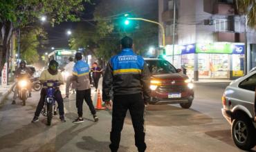 Fin de semana: detectaron 14 alcoholemias y 30 motociclistas sin casco en Capital