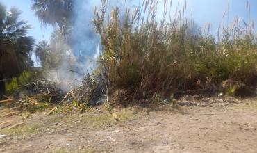 Incendio en Tama: bomberos sofocaron un foco de incendio y evitaron que se propagara