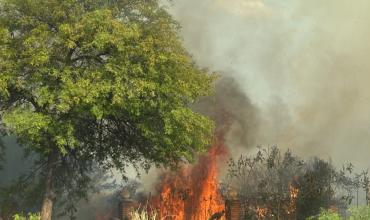 Incendio en cercanias del predio de la Unlar 