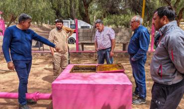 Chañarmuyo: la Provincia repara la toma de agua de riego y trabaja para mejorar el abastecimiento de agua potable