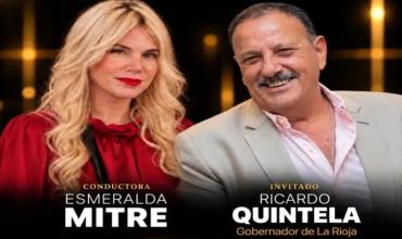 Ricardo Quintela mano a mano con Esmeralda Mitre