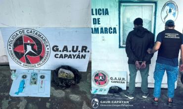 Detuvieron a un riojano en Catamarca con más de medio kilo de marihuana y cocaína