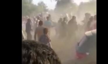 Tremenda gresca en el hipódromo. La policía despejó el lugar a los tiros
