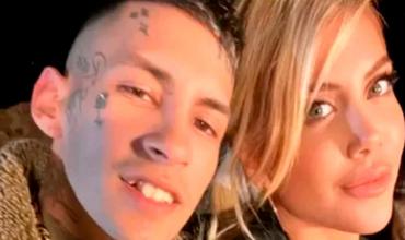  L-Gante brindó un show privado en la casa de Wanda Nara y ella le agradeció: "Mi amigo, un crack"