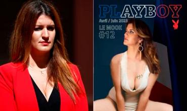 Polémica en Francia: la Secretaria de Estado posó para la nueva edición de Playboy