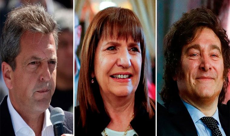 Dos nuevas encuestas calientan la pelea de Milei, Massa y Bullrich