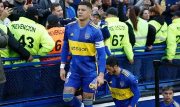 Marcos Rojo, con chances de ser titular en Boca contra Palmeiras