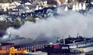 Estados Unidos: se incendió una fábrica de armas que producía municiones para Ucrania