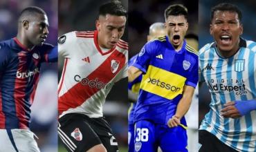 Semana clave para los equipos argentinos en la Libertadores y Sudamericana