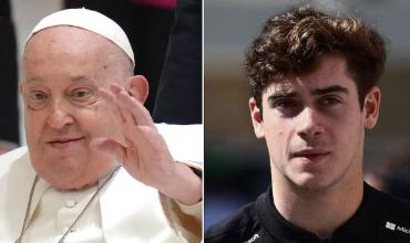 El mensaje de Franco Colapinto para despedir al Papa Francisco: “Un líder que nos inspiró a ser mejores personas”