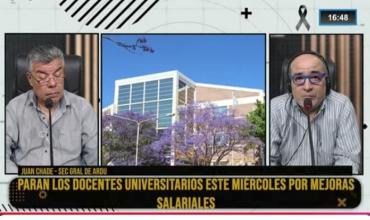 Juan Chade, secretario general de ARDU, en Fenix: “Pedimos paritarias porque nuestros sueldos perdieron casi el 100% con la inflación”