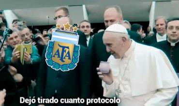 "¡Qué jugador!": el emotivo video de la AFA en homenaje al papa Francisco