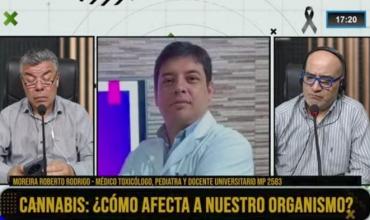 Dr. Roberto Rodrigo Moreira, toxicólogo, en Fenix: “El cannabis tiene efectos psicoactivos que no deben subestimarse”