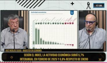 José Nicolás Casas, magíster en economía, en Fenix: “La actividad creció y la recaudación mejora, pero no todos los sectores acompañan”