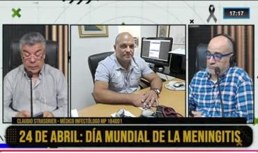 Claudio Strasorier, médico infectólogo MP 184001, en Fenix: “La meningitis es grave, pero muy poco frecuente si estamos vacunados”