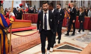 Cuatro futbolistas de la Selección argentina despidieron al Papa Francisco